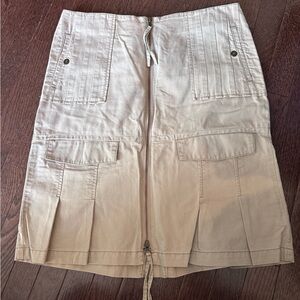 American Eagle Outfitters Beige Cargo Skirt